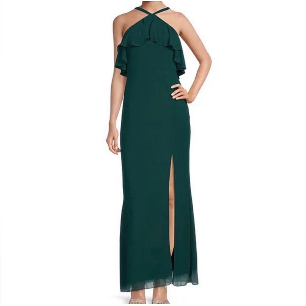 Vince Camuto Evening Gown - Green - NWT halter top